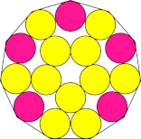Circles in an regular hendecagon