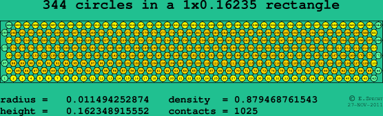 344 circles in a rectangle