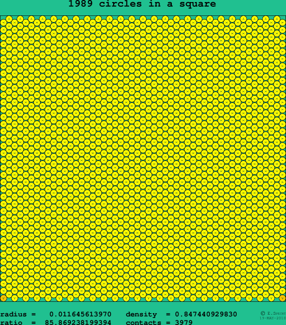 1989 circles in a square