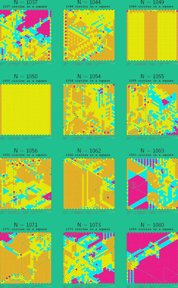 961-972 circles in a square