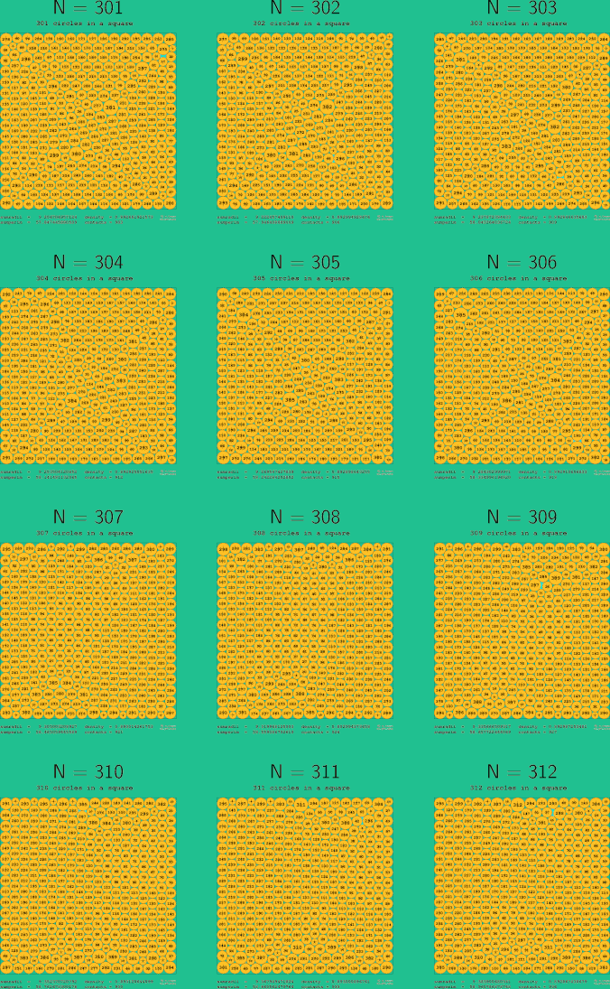 301-312 circles in a circle
