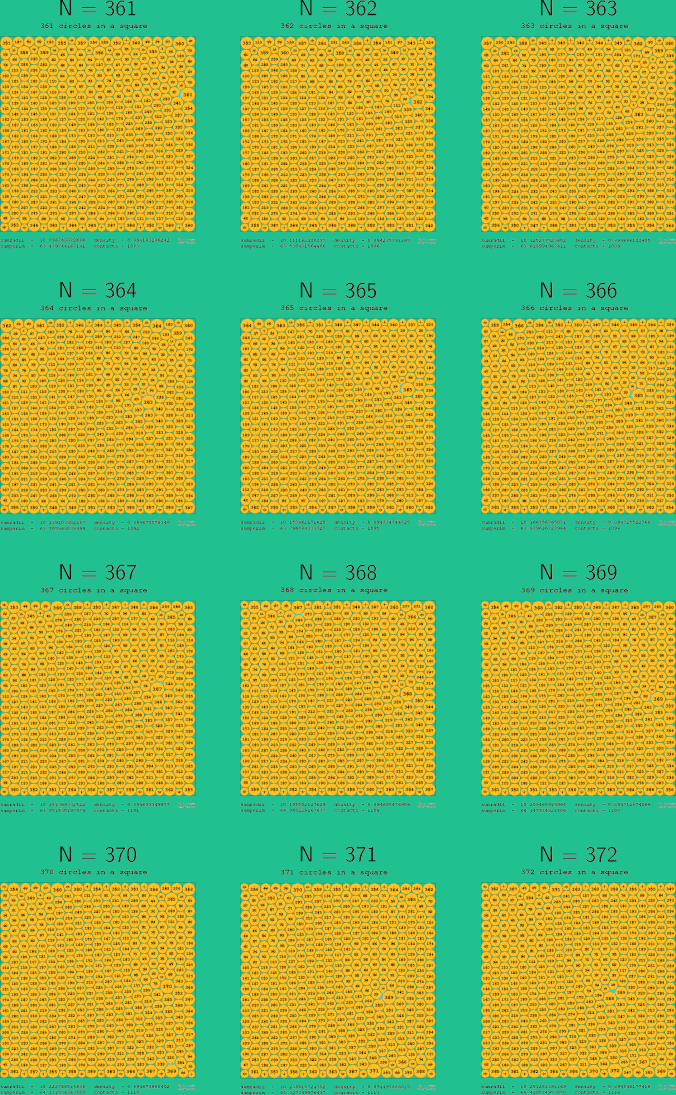361-372 circles in a circle